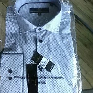 Mens Versace Dress Shirt XL